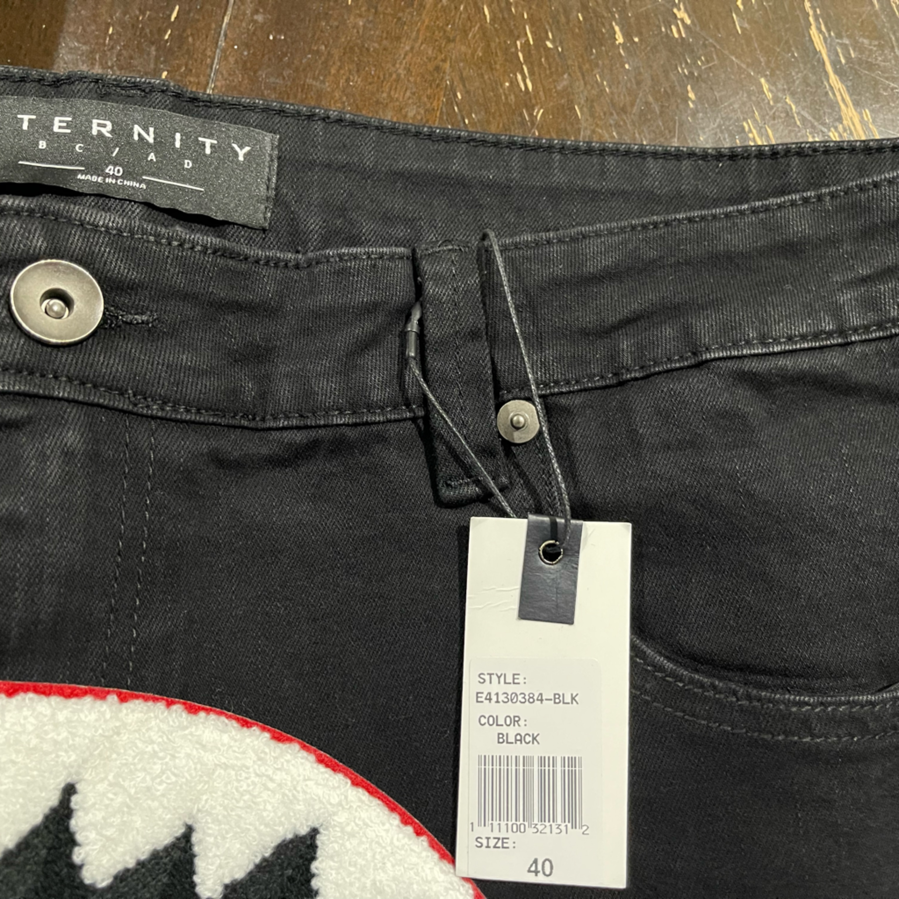 Eternity Mens Shark Mouth Jeans